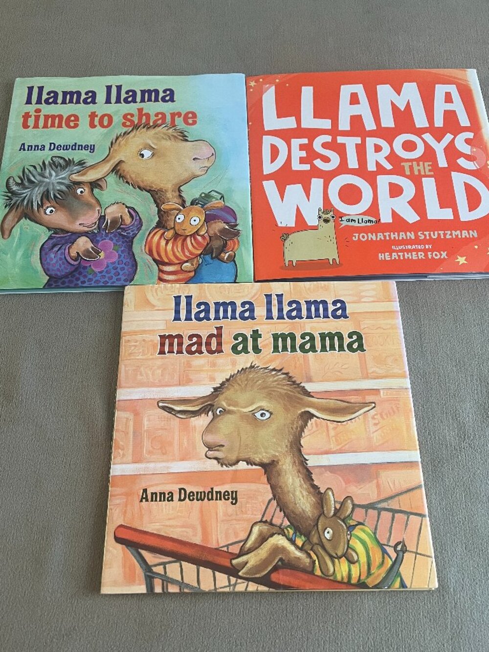 Llama Llama Children's Books by Anna Dewdney - Set of 3 New